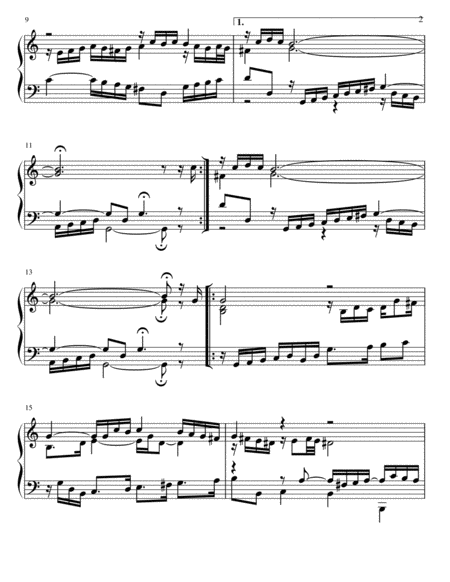 Keyboard Suite In C Iii Allemande Page 2