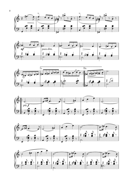 Khachaturian Waltz From The Masquerade Piano Solo Page 2