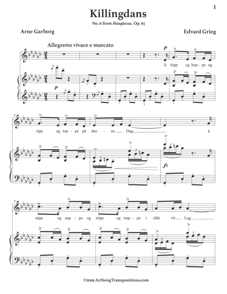 Killingdans Op 67 No 6 G Flat Major Page 2