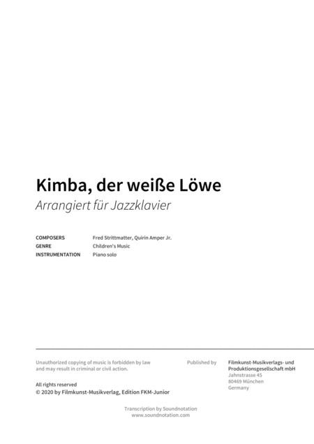 Kimba Der Weie Lwe Page 2