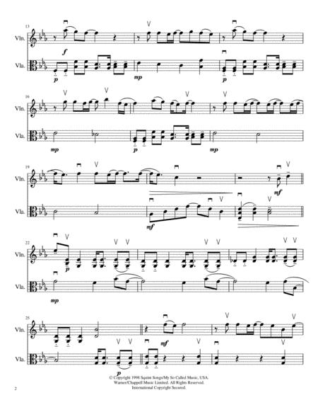 Kiss Me For Violin And Viola Duo Page 2