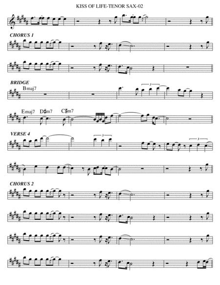 Kiss Of Life Tenor Sax Page 2