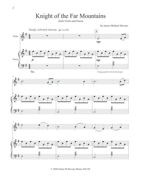 Knight Of The Far Mountains Violin Piano Page 2