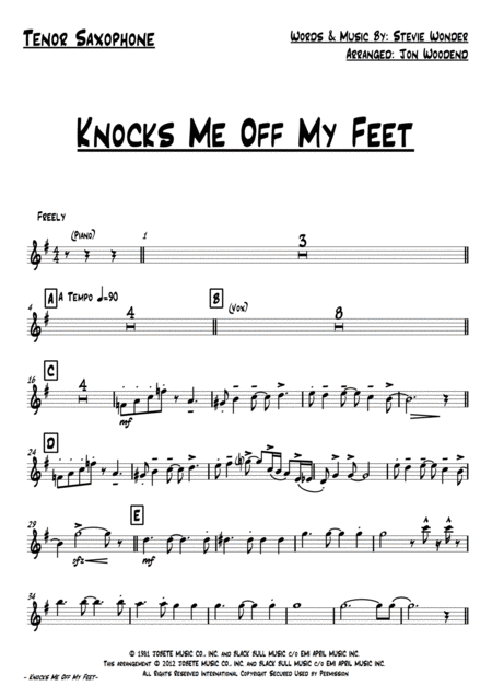 Knocks Me Off My Feet 7 Piece Pop Rock Band Page 2