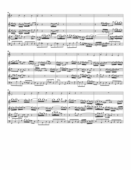 Komm Du Suesse Todesstunde From Cantata Bwv 161 Arrangement For 5 Recorders Page 2