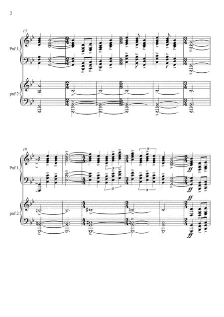 Koral Choral For Two Pianoforte Page 2