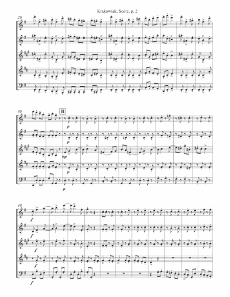 Krakowiak For Wind Quintet Page 2