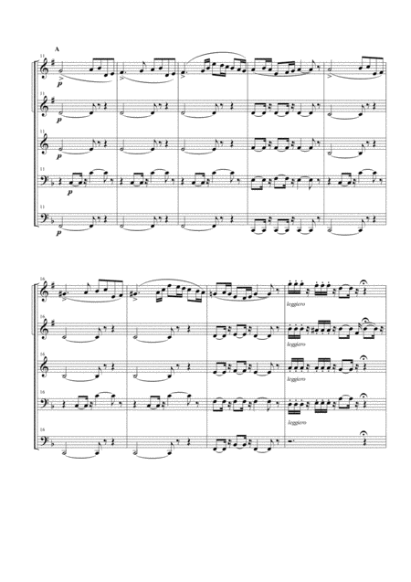 L Arlesienne Suite No 2 For Brass Quintet Page 2