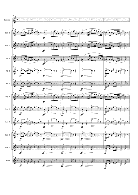 L Arlesienne Suite No 2 For Saxophone Ensemble Part One Page 2