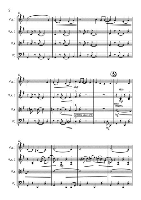 L O V E String Quartet Page 2