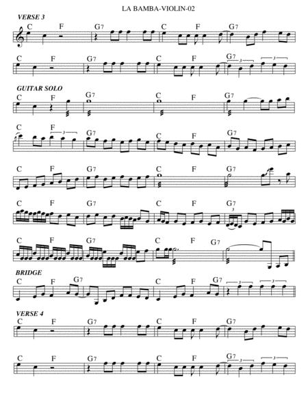 La Bamba Violin Page 2