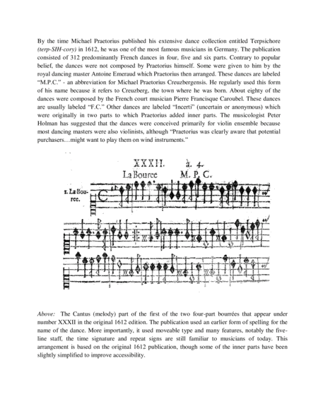 La Bourre Dance Xxxii 32 From Terpsichore Praetorius Page 2