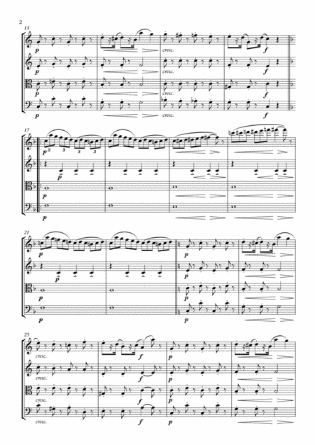 La Chevaleresque For String Quartet Page 2