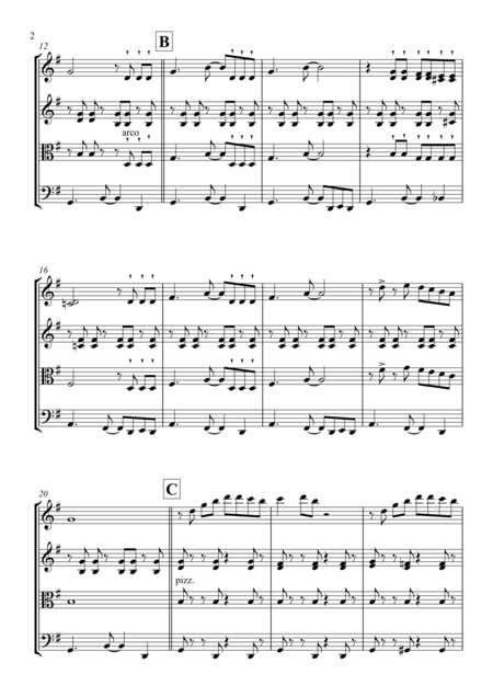 La Cucuracha String Quartet Page 2