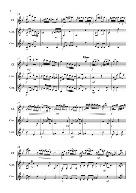 La Cumparsita Trio For Clarinet Trumpet Cornet B Flat Instrument Combinations Rodrigueza Page 2