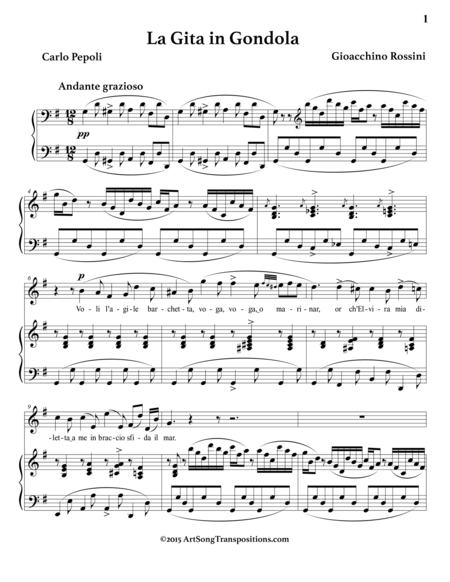 La Gita In Gondola G Major Page 2