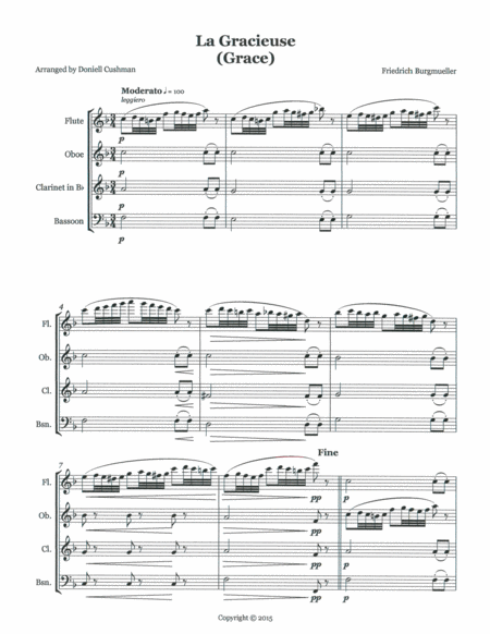 La Gracieuse For Wind Quartet Page 2