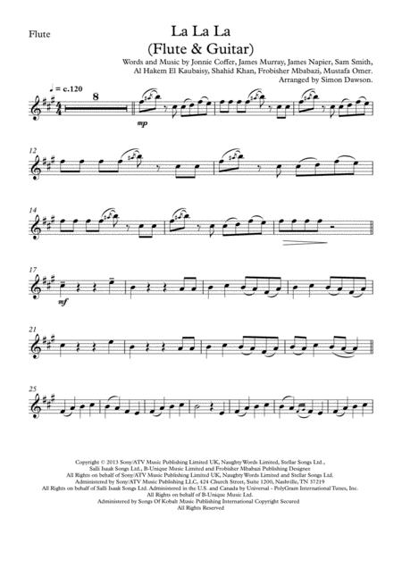 La La La Flute Page 2