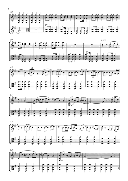 La Musica Notturna Della Strada Di Madrid From Master And Commander Arranged For Violin And Viola Page 2