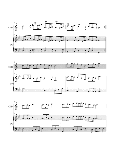 La Paix Clarinet And Piano Page 2