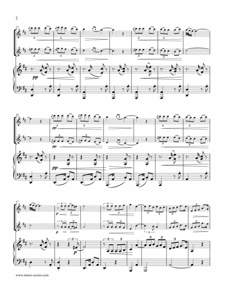 La Paloma 2 Flutes And Piano Page 2