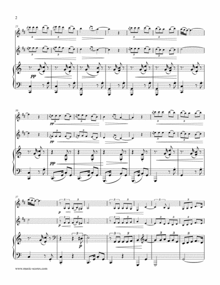 La Paloma Clarinet Trumpet And Piano Page 2