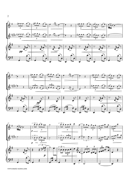 La Paloma Flute Alto Sax And Piano Page 2