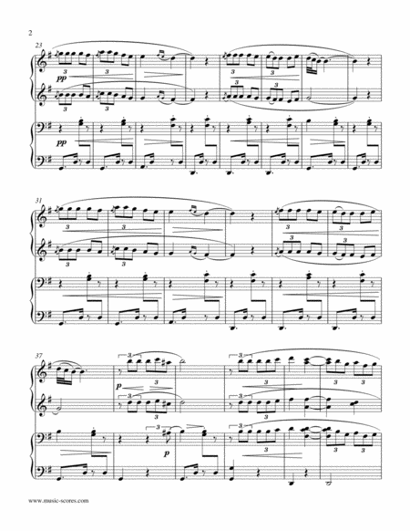 La Paloma Piano Duet Page 2