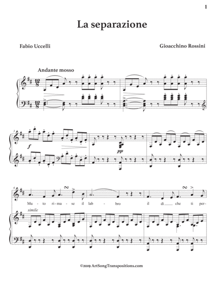 La Separazione D Major Page 2