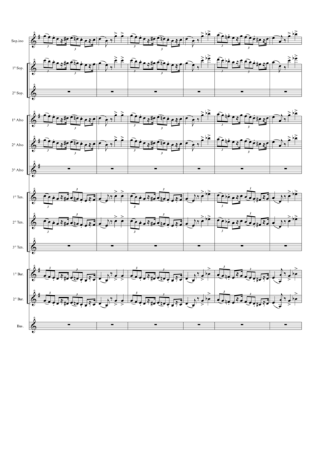 La Traviata Medley For Saxophone Ensemble Page 2