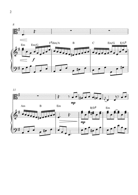 La Ziarella Viola Solo And Piano Accompaniment Page 2