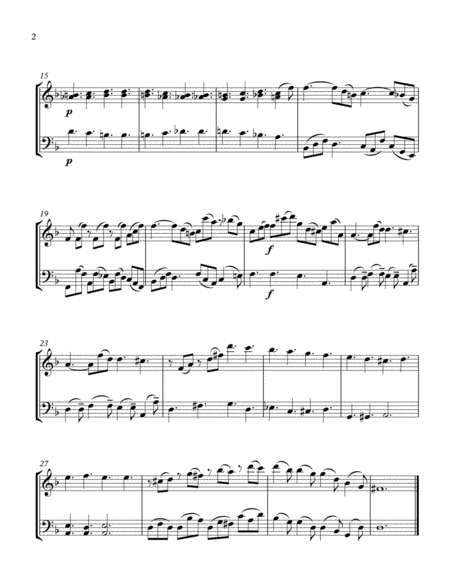 Lacrimosa From Mozarts Requiem Violin Cello Duet Page 2