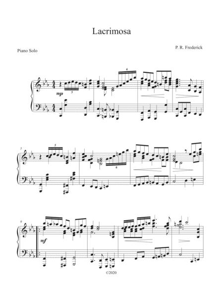 Lacrimosa Piano Solo Page 2