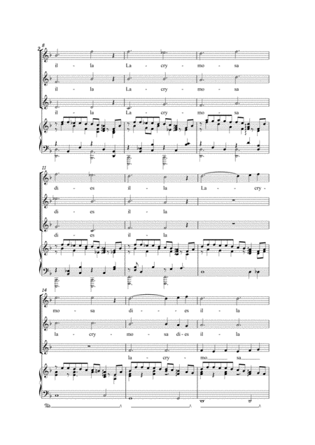 Lacrymosa Female Choir Page 2