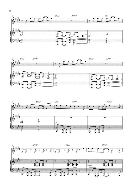 Lady Gaga And Ariana Grande Rain On Me For Flute And Piano Page 2