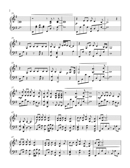 Lady Gaga Shallow Piano Solo Arrangement From A Star Is Born Page 2