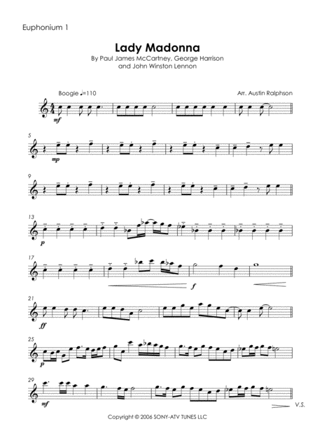 Lady Madonna Tuba Quartet Eett Page 2