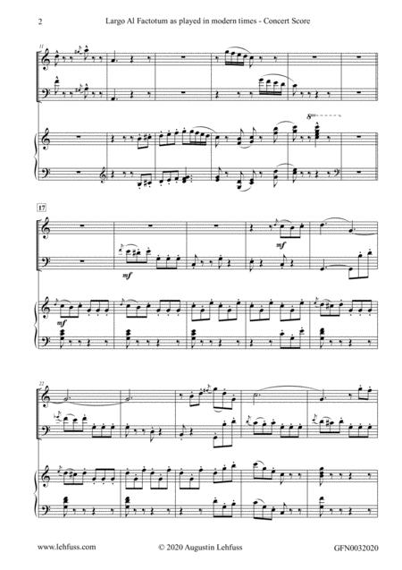 Largo Al Factotum As Played In Modern Times Page 2