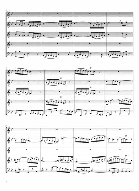 Largo E Dolce From Flute Sonata In A Major Bwv 1032 Page 2