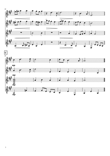 Largo Jean Marie Leclair Arranged For Guitar Ensemble Grades 2 4 Page 2