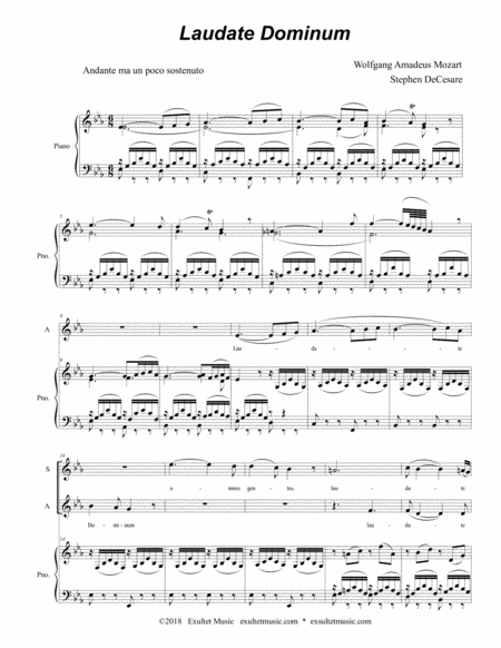 Laudate Dominum For Satb Piano Accompaniment Page 2