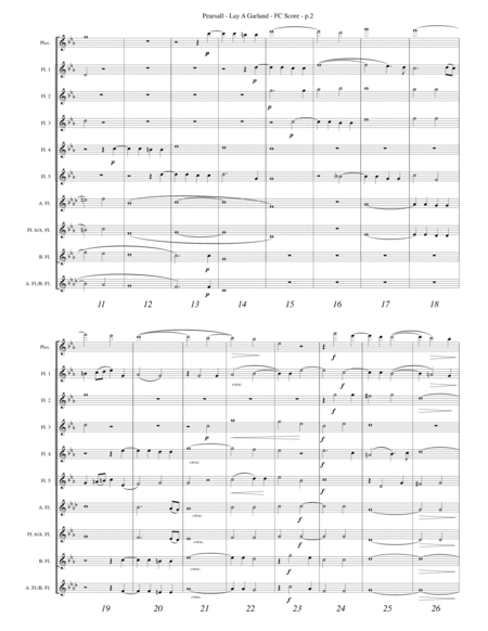 Lay A Garland Arranged For Flute Choir Page 2