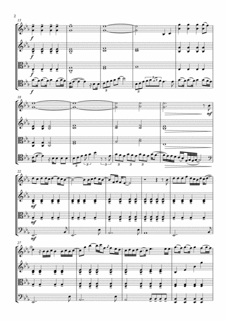 Lay Me Down String Quartet Page 2