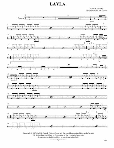 Layla For 7 8 Piece Horn Band Page 2