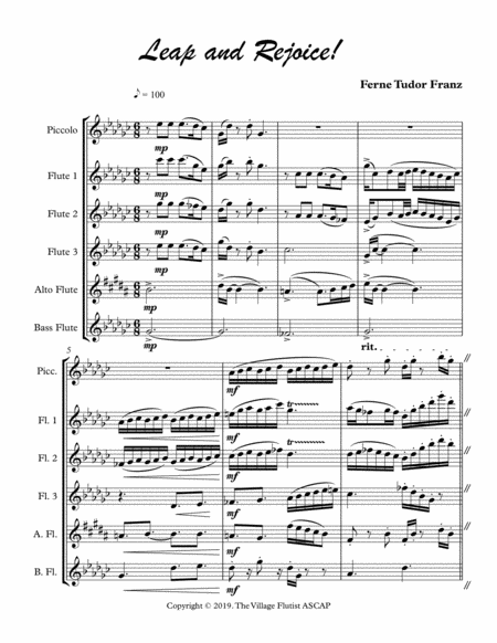 Leap Rejoice Celtic Flute Sextet Page 2