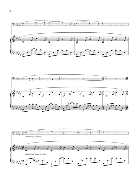 Les Berceaux For Trombone Piano Page 2