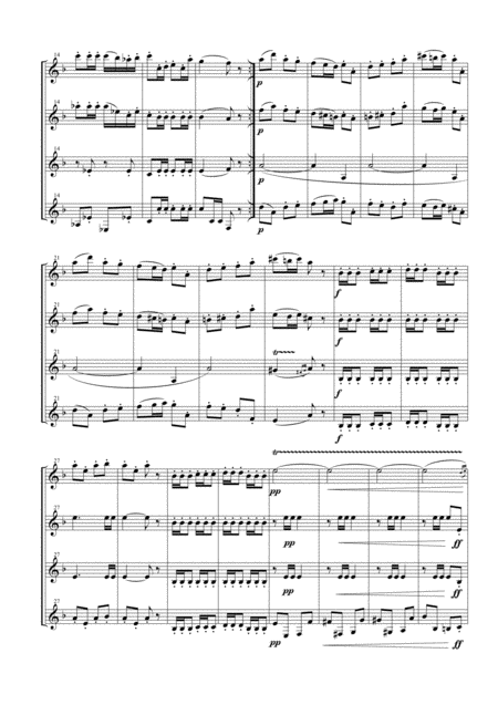 Les Toreadors From Carmen Suite For Clarinet Quartet Page 2