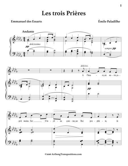 Les Trois Prires D Flat Major Page 2