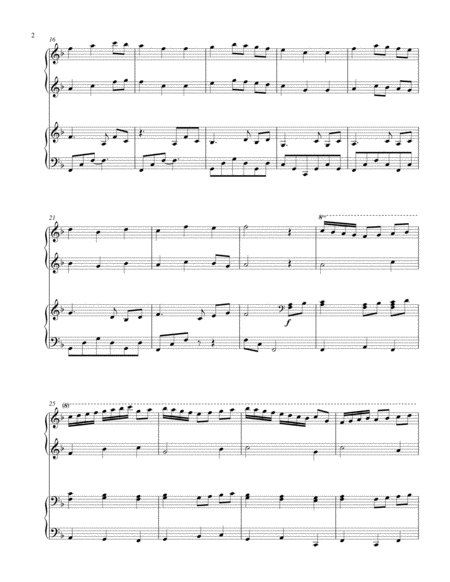 Let All Things Now Living 1 Piano 4 Hands Page 2