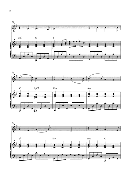 Let It Be Me Jet Appartiens Bb Trumpet Solo And Piano Accompaniment Page 2